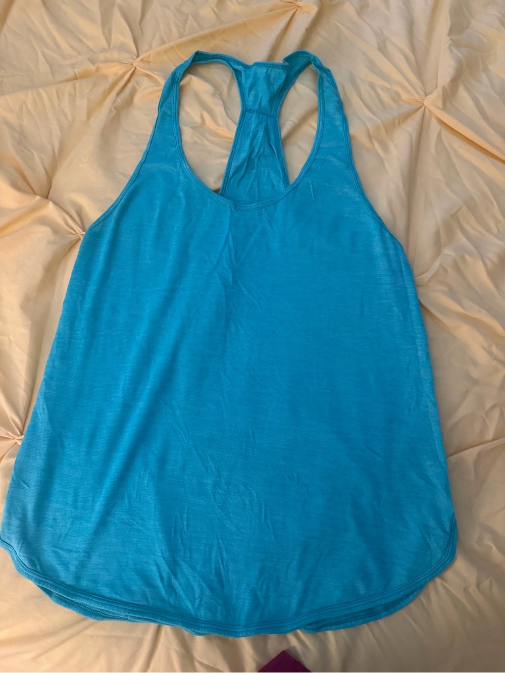 lululemon athletica Bright Turquoise Racerback Tank